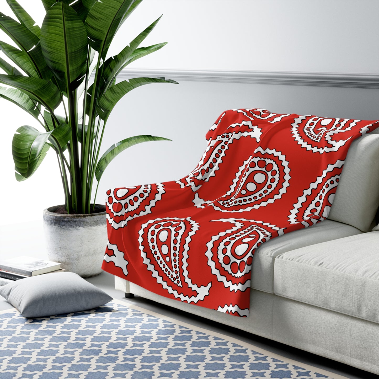 Canada Retro Paisley Blanket Throw