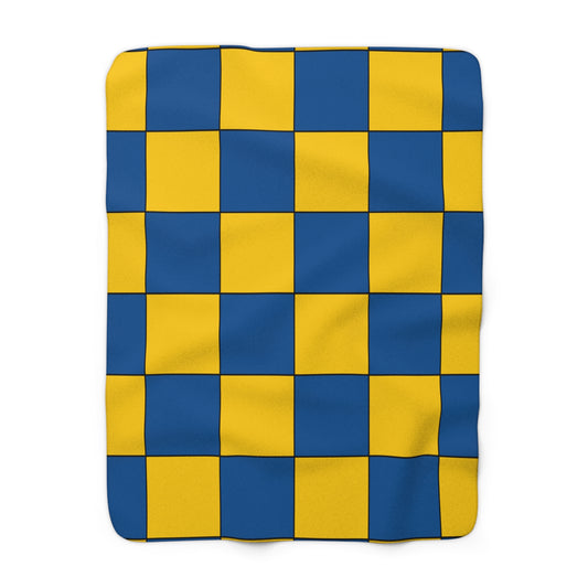 Sweden Retro Check Blanket Throw