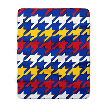 Philippines Retro Houndstooth Blanket Throw