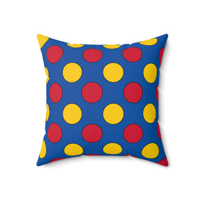 Aland Islands Retro Polka Dots Cushion Pillow