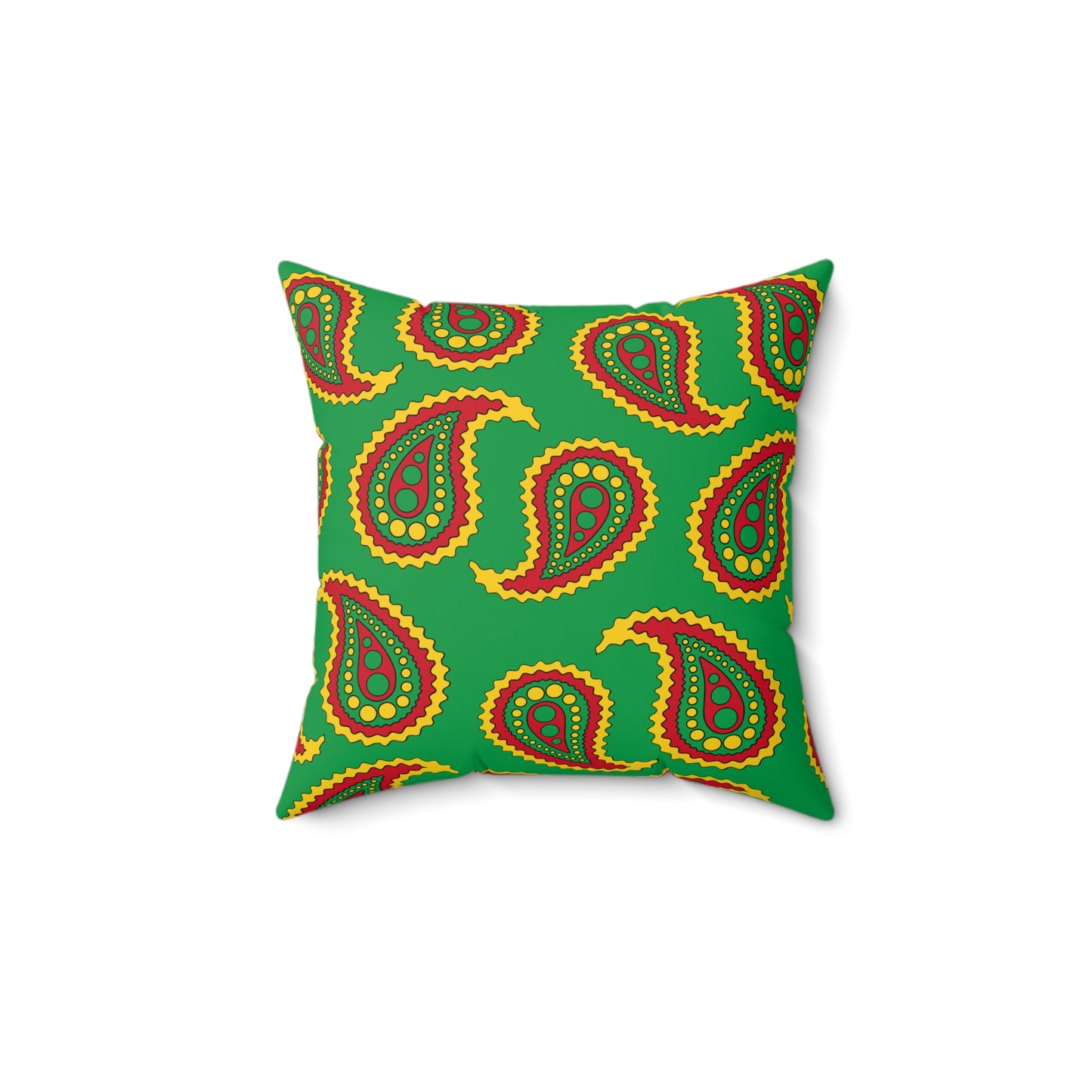 Guinea Bissau Retro Paisley Cushion Pillow