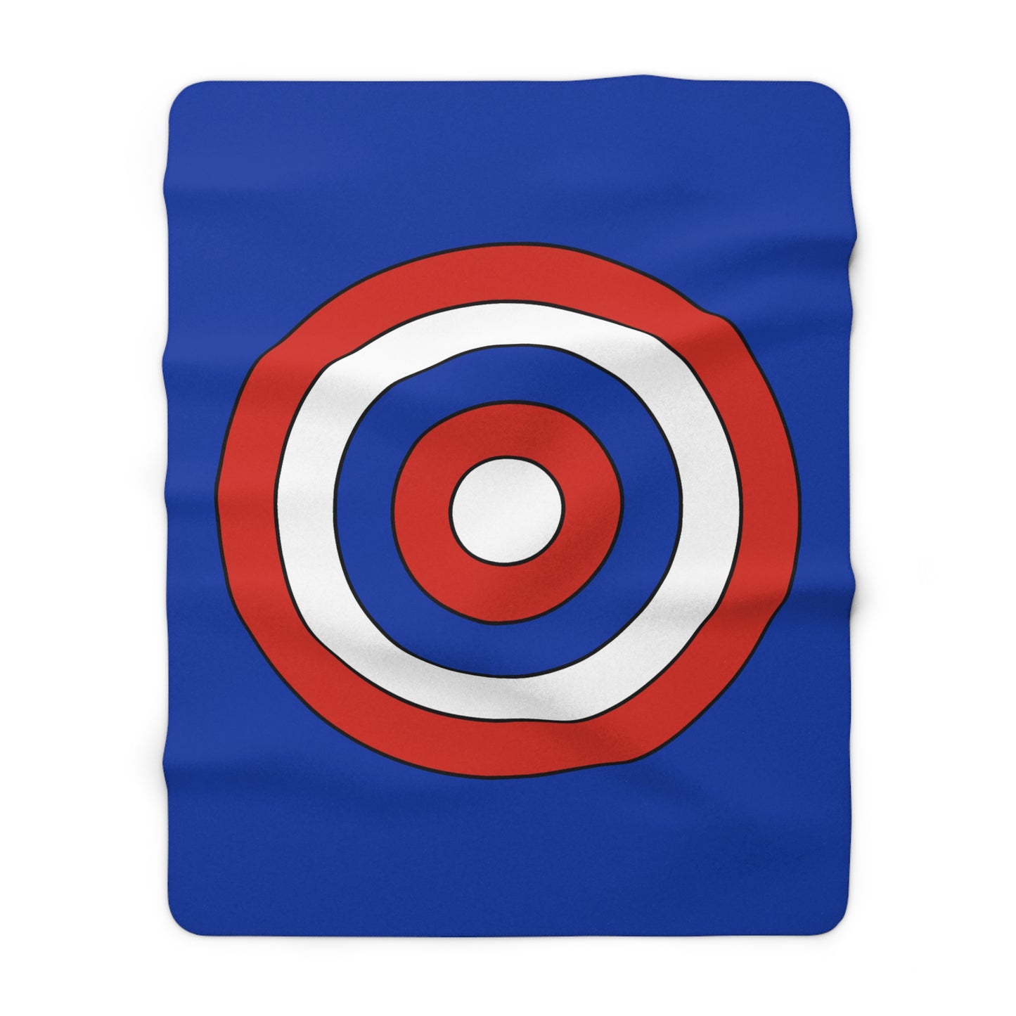 Russia Retro Target Blanket Throw