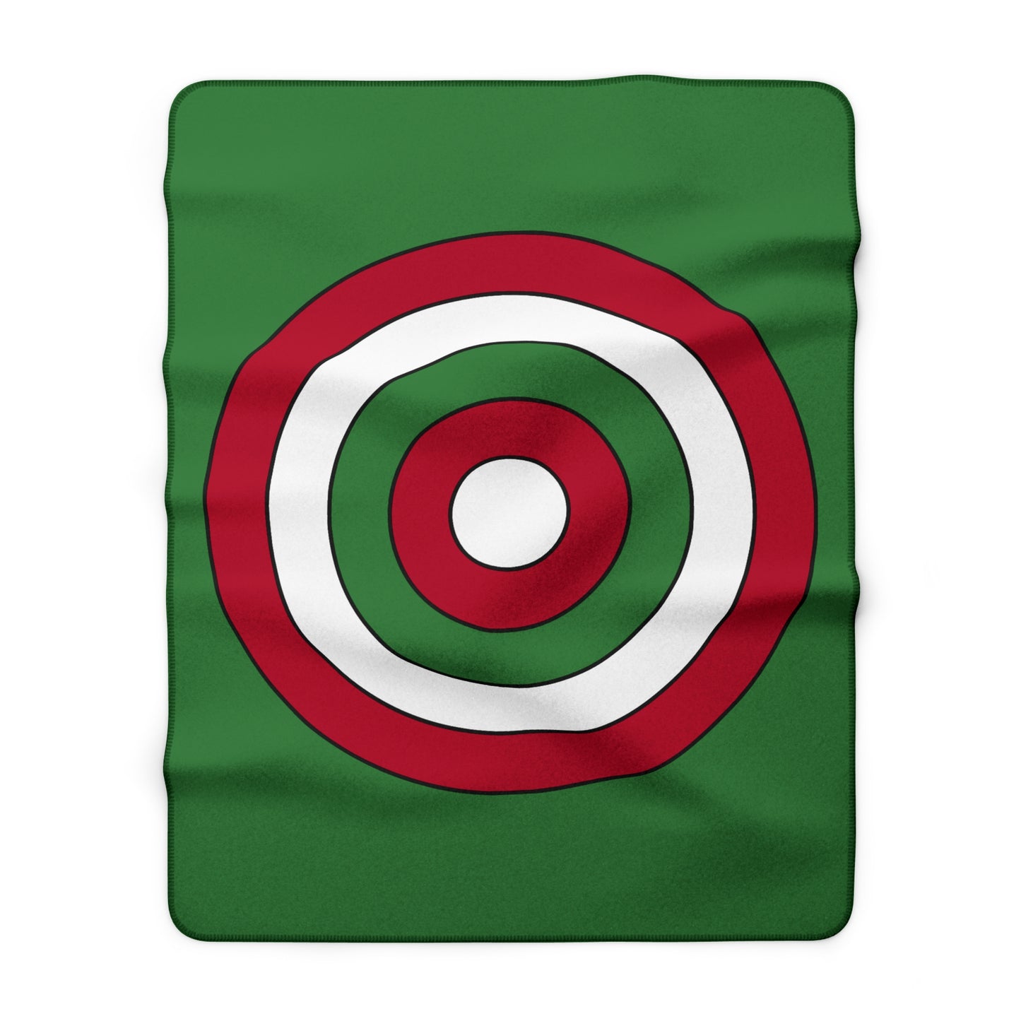 Suriname Retro Target Blanket Throw