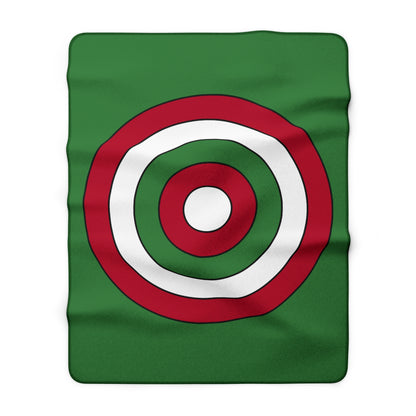 Suriname Retro Target Blanket Throw