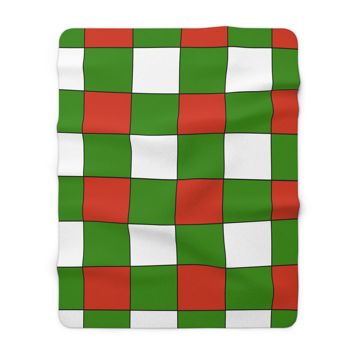 Hungary Retro Check Blanket Throw