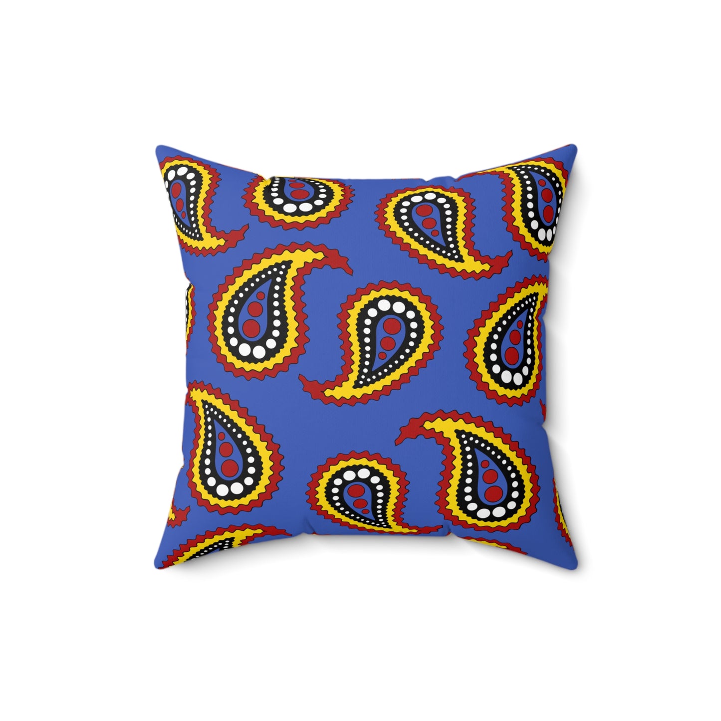 Eswatini Retro Paisley Cushion Pillow