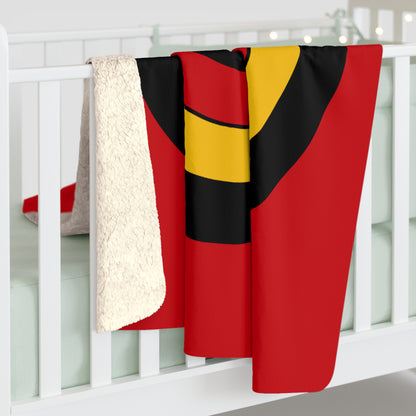 Timor Leste Retro Target Blanket Throw
