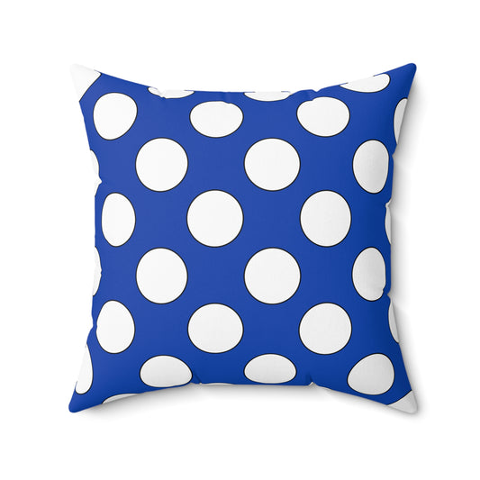 El Salvador Retro Polka Dots Cushion Pillow
