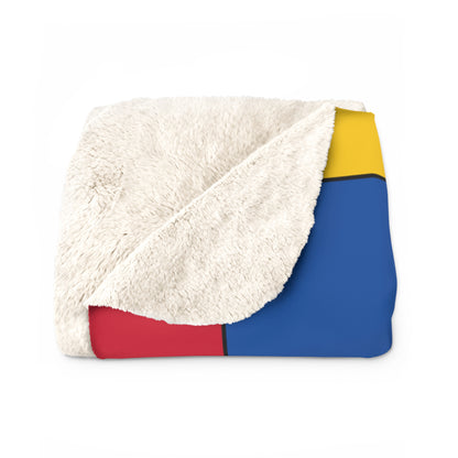 Aland Islands Retro Check Blanket Throw