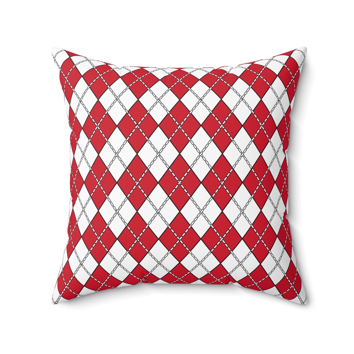 Jersey Retro Argyle Cushion Pillow