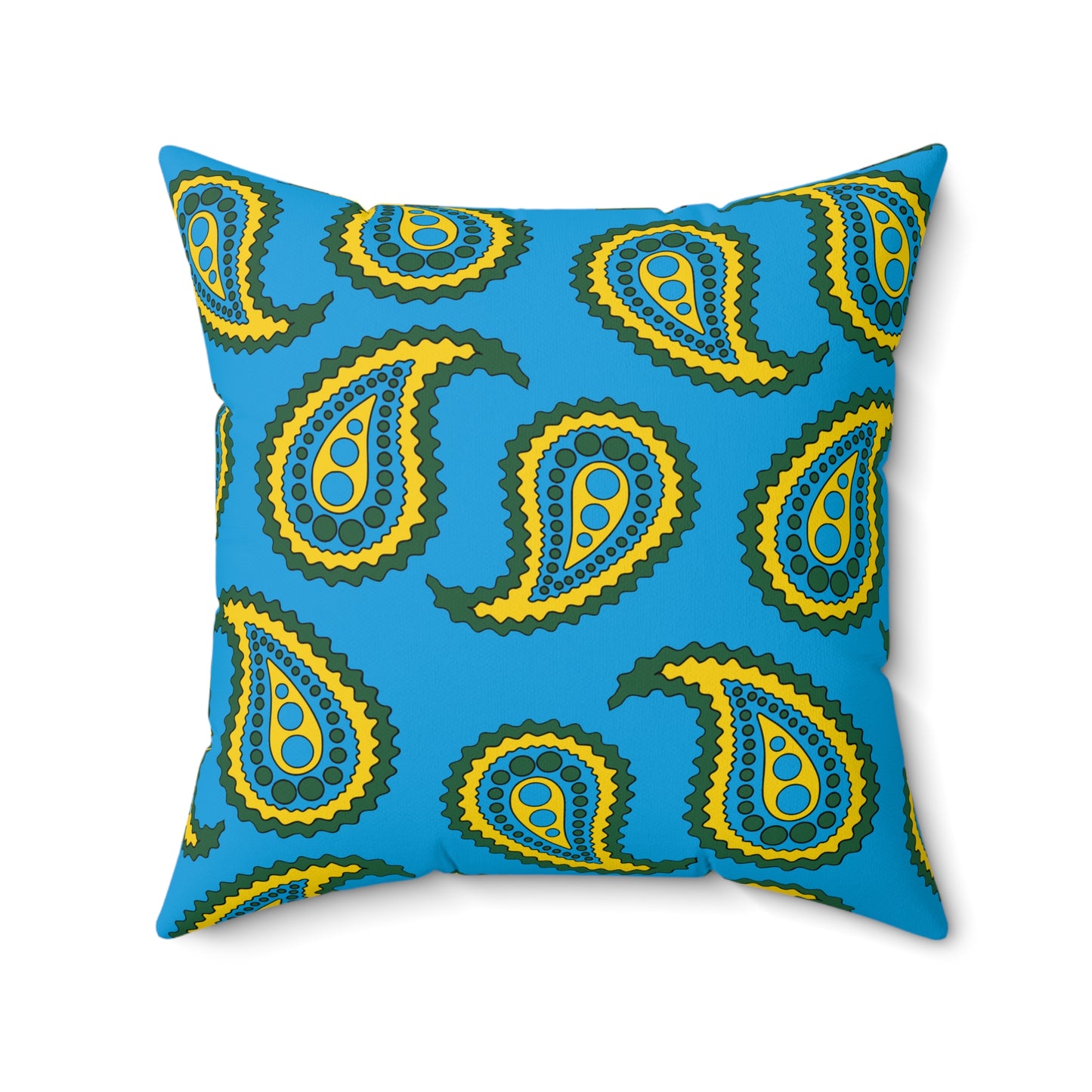 Rwanda Retro Paisley Cushion Pillow
