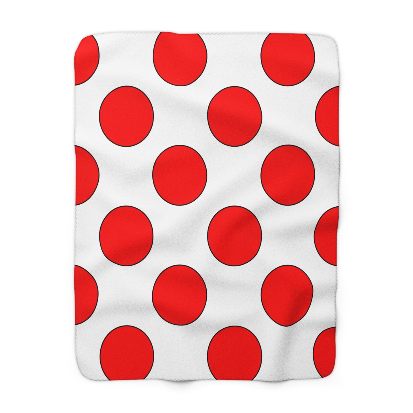 Georgia Retro Polka Dots Blanket Throw