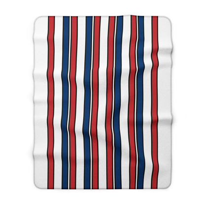 Serbia Retro Stripes Blanket Throw