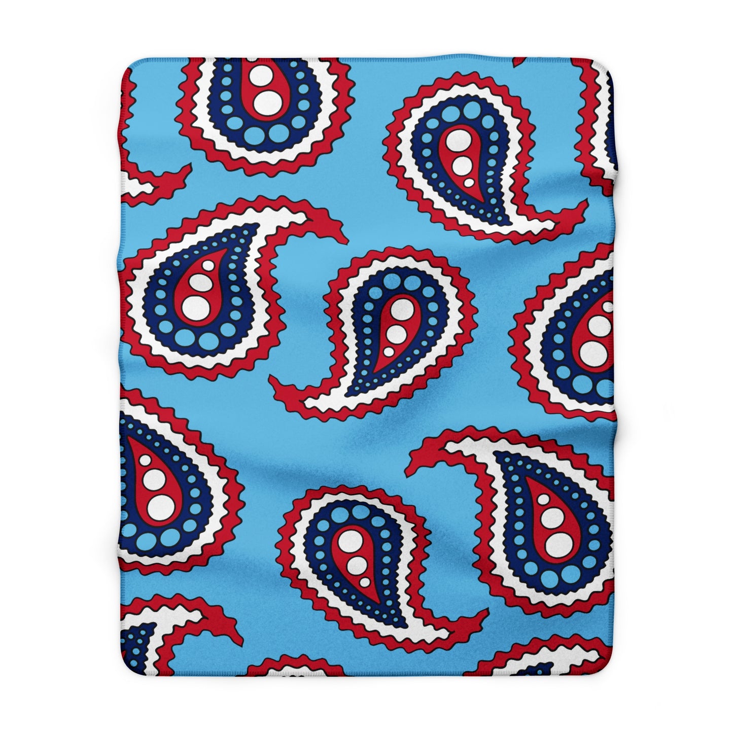 Fiji Retro Paisley Blanket Throw