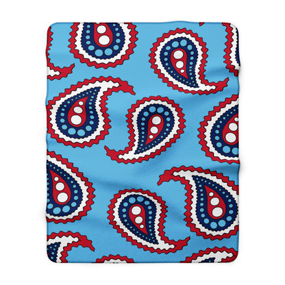 Fiji Retro Paisley Blanket Throw
