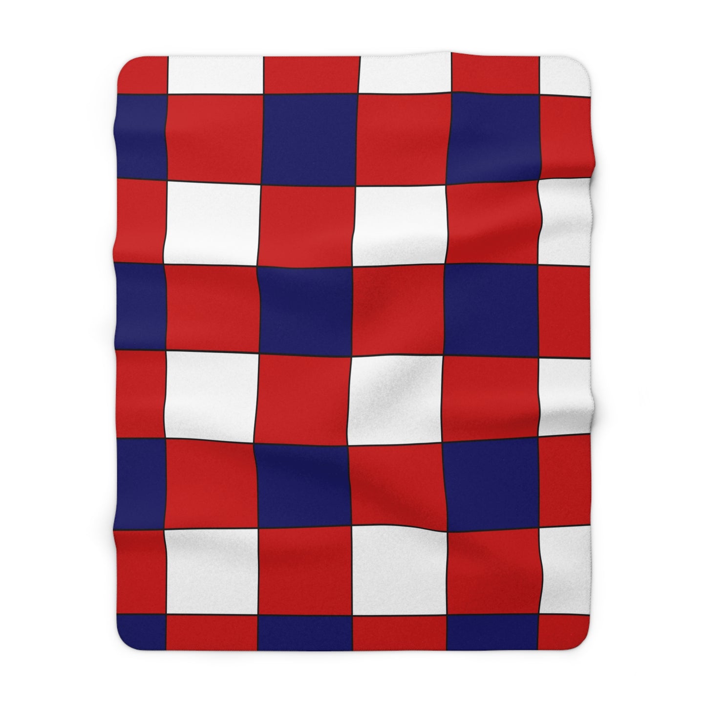 Liberia Retro Check Blanket Throw