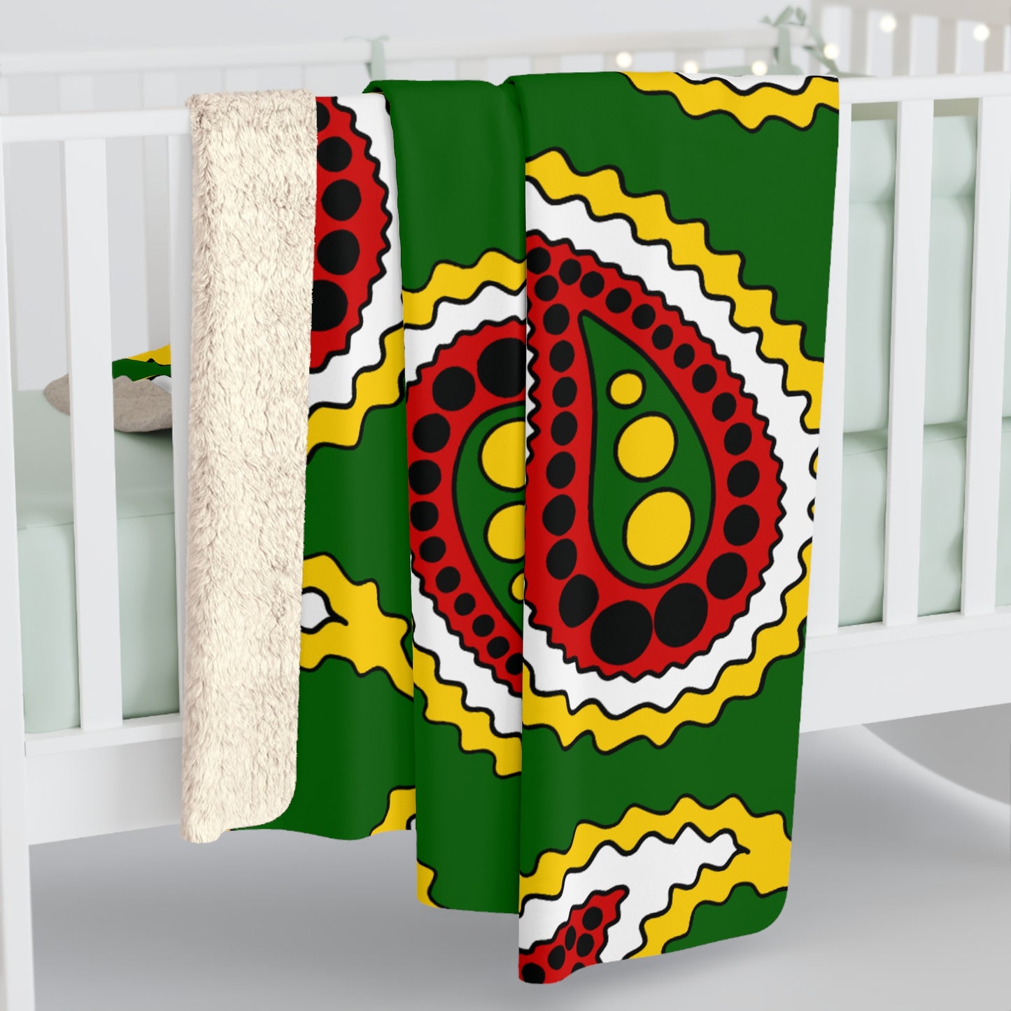 Zimbabwe Retro Paisley Blanket Throw