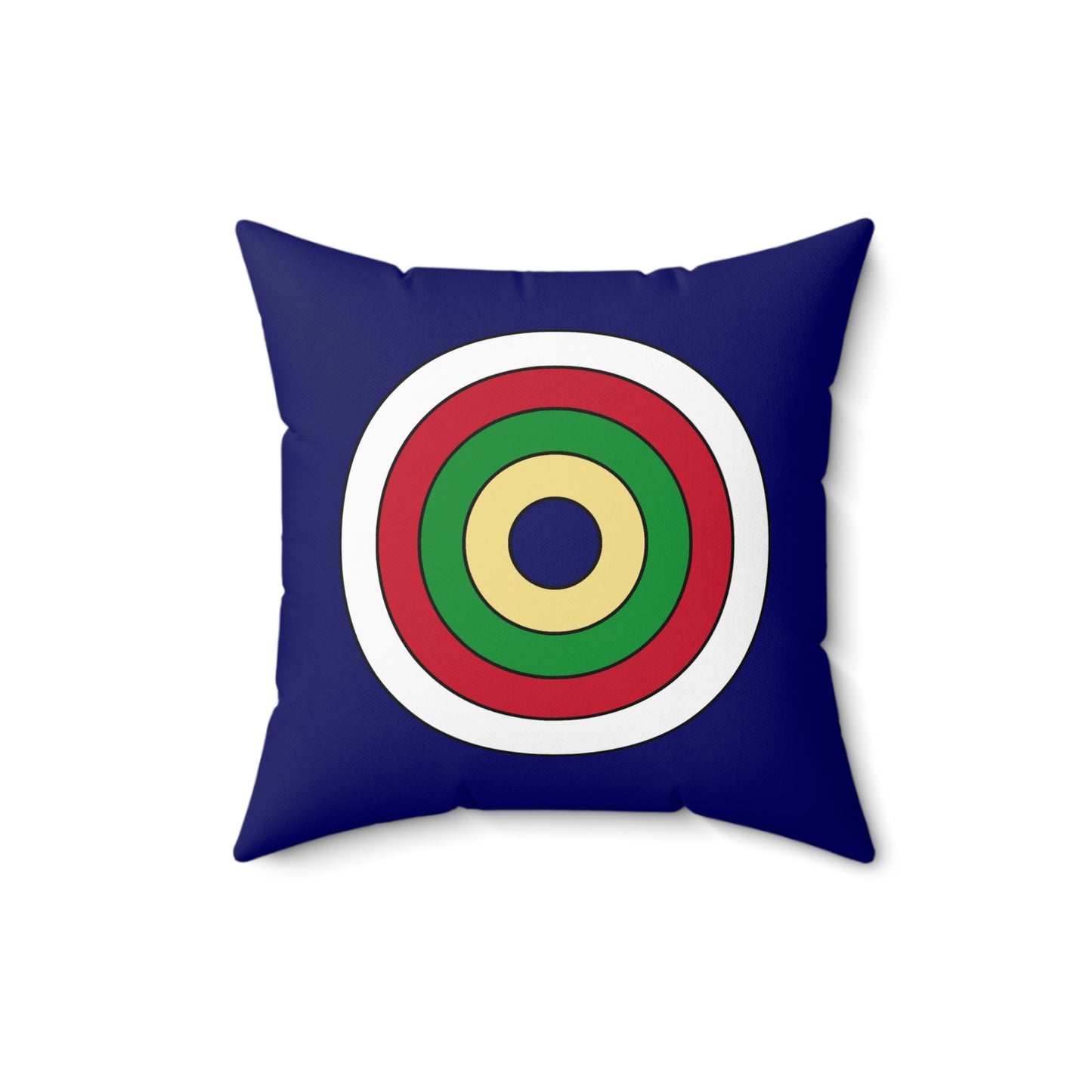 Cayman Islands Retro Target Cushion Pillow