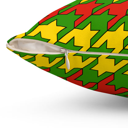 Benin Retro Houndstooth Cushion Pillow