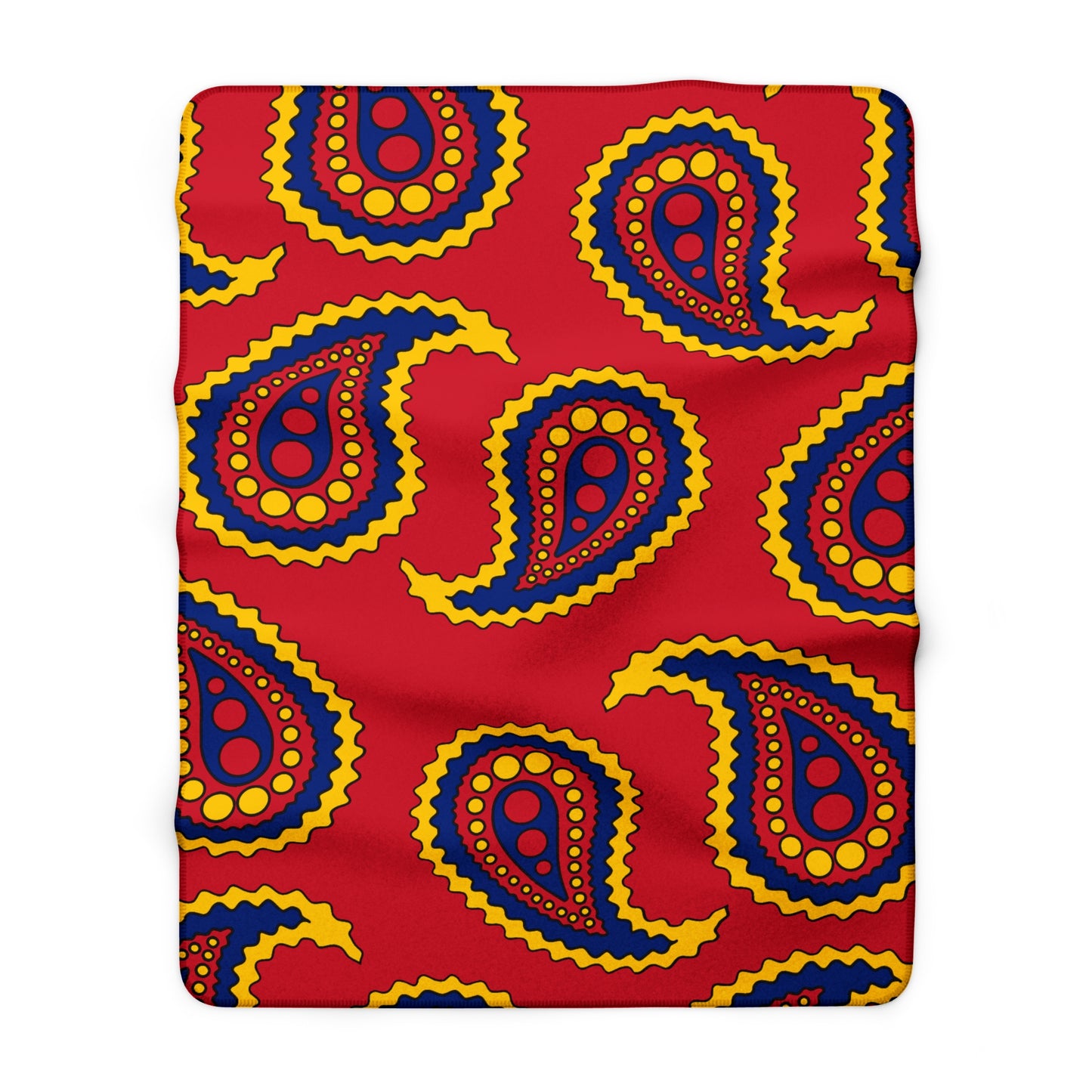 Venezuela Retro Paisley Blanket Throw