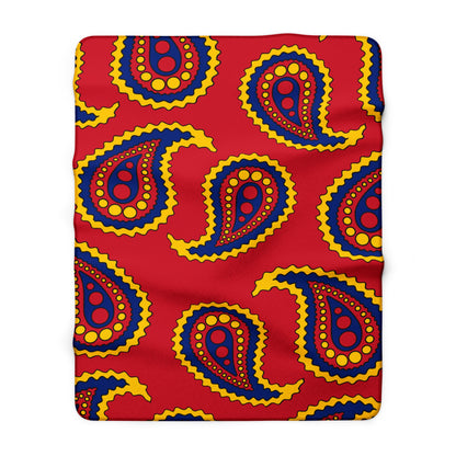 Venezuela Retro Paisley Blanket Throw