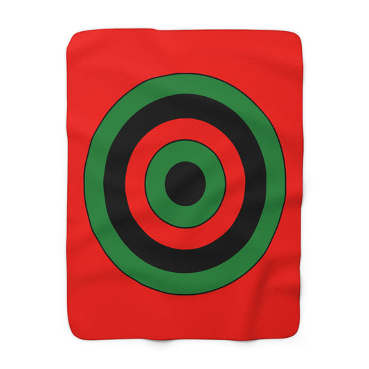 Malawi Retro Target Blanket Throw