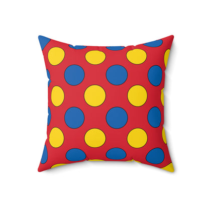 Mongolia Retro Polka Dots Cushion Pillow