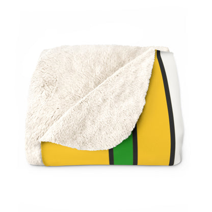 Mozambique Retro Stripes Blanket Throw