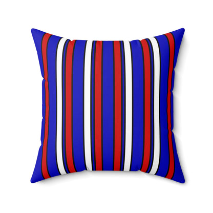 Slovenia Retro Stripes Cushion Pillow