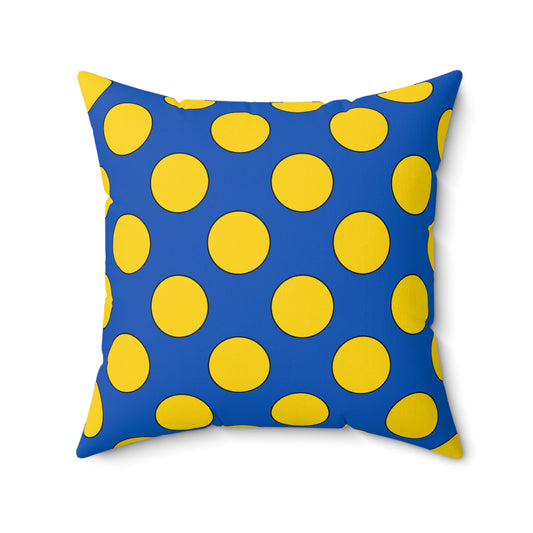 Ukraine Retro Polka Dots Cushion Pillow