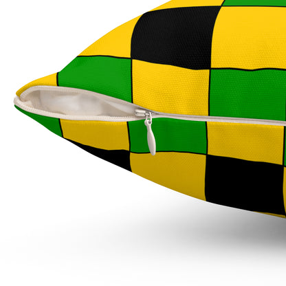 Jamaica Retro Check Cushion Pillow