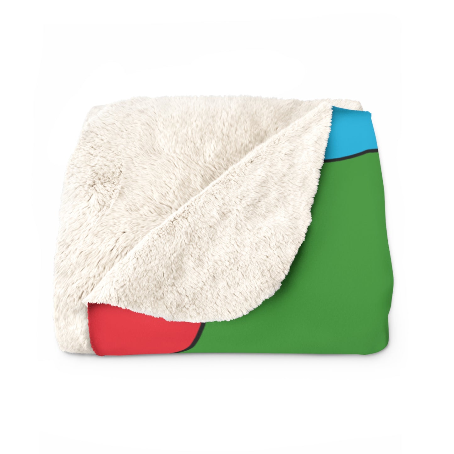 Azerbaijan Retro Polka Dots Blanket Throw
