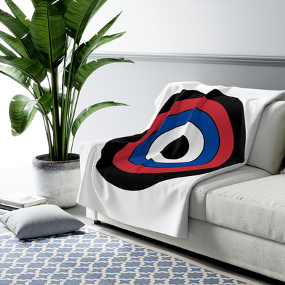 Republic Of Korea Retro Target Blanket Throw