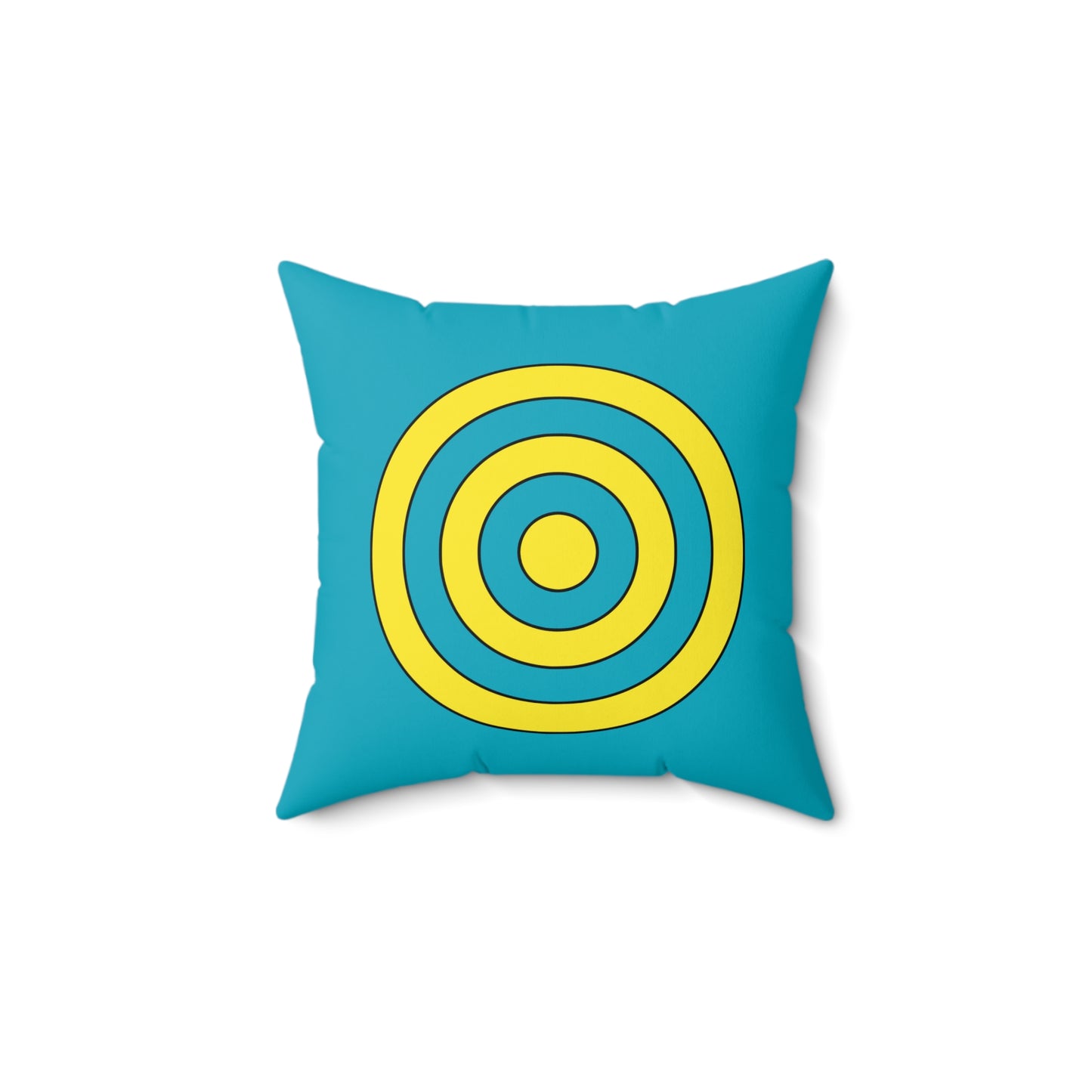Kazakhstan Retro Target Cushion Pillow