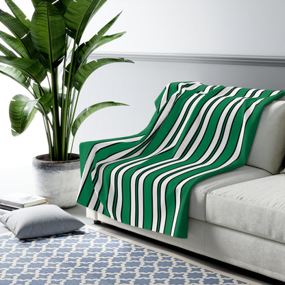 Nigeria Retro Stripes Blanket Throw