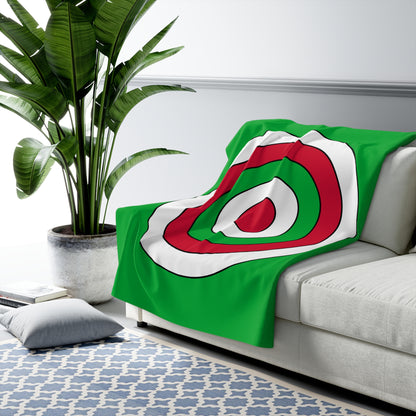 Wales Retro Target Blanket Throw