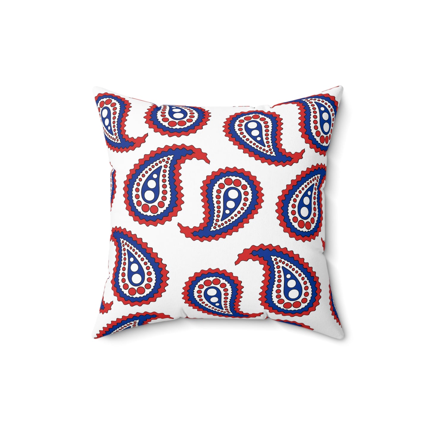Faroe Islands Retro Paisley Cushion Pillow