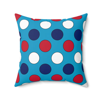 Tuvalu Retro Polka Dots Cushion Pillow