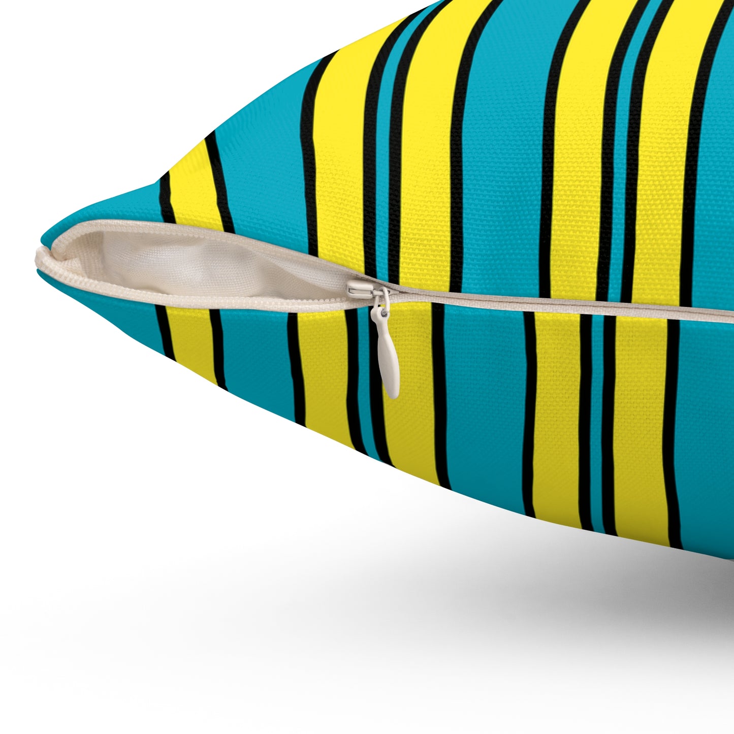 Kazakhstan Retro Stripes Cushion Pillow