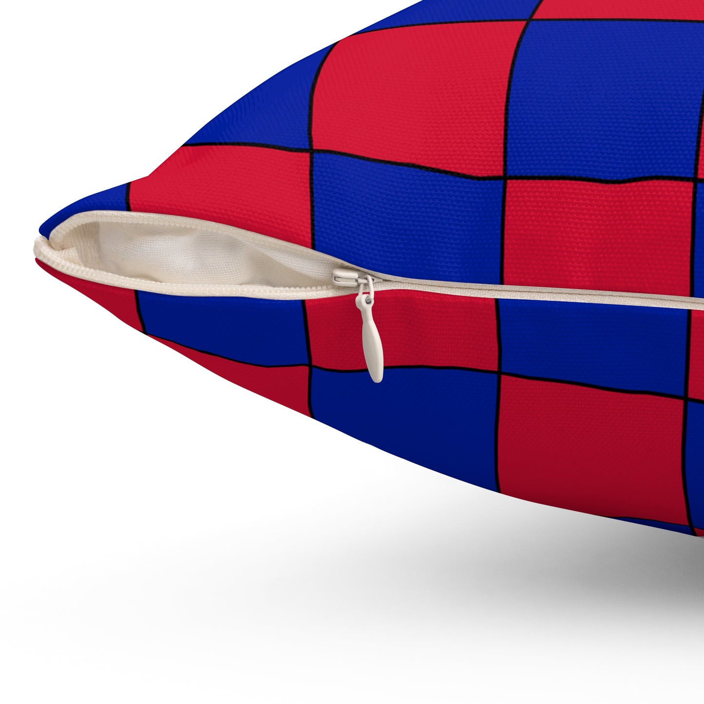 Haiti Retro Check Cushion Pillow