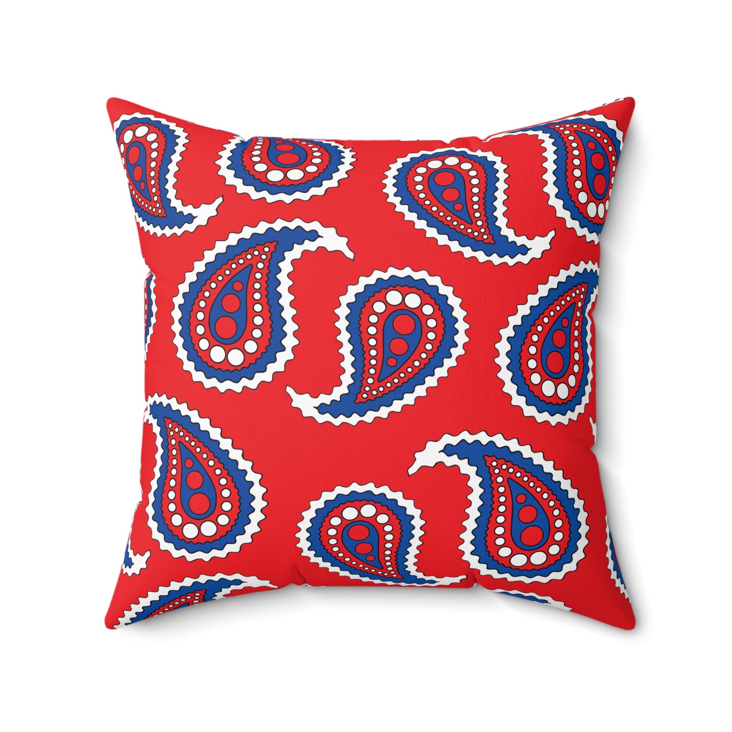 Slovakia Retro Paisley Cushion Pillow