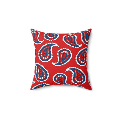 Czechia Retro Paisley Cushion Pillow