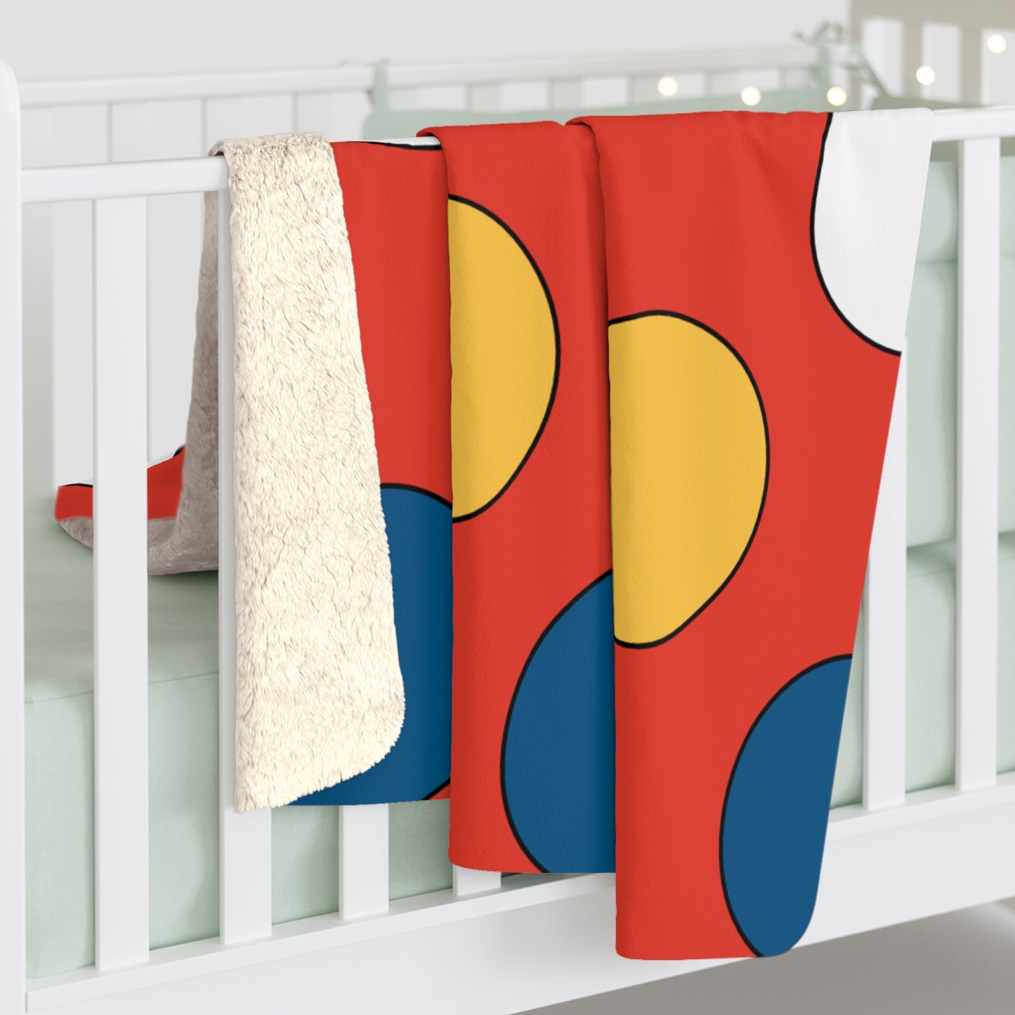 Kiribati Retro Polka Dots Blanket Throw