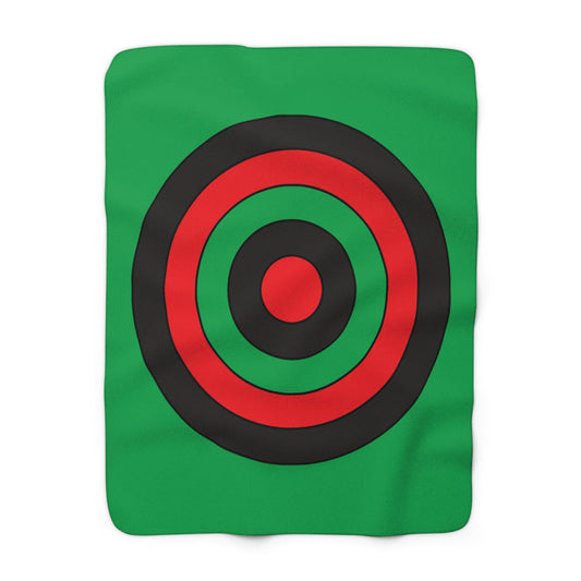 Martinique Retro Target Blanket Throw