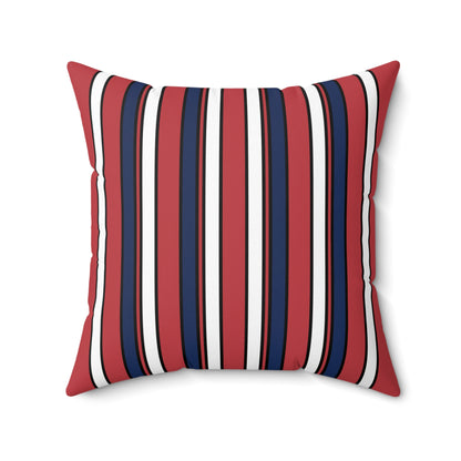 United States of America (USA) Retro Stripes Cushion Pillow