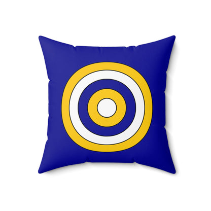 Bosnia And Herzegovina Retro Target Cushion Pillow