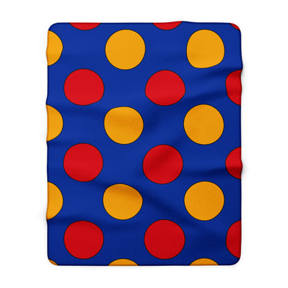 Armenia Retro Polka Dots Blanket Throw