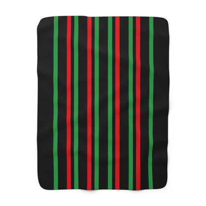 Libya Retro Stripes Blanket Throw