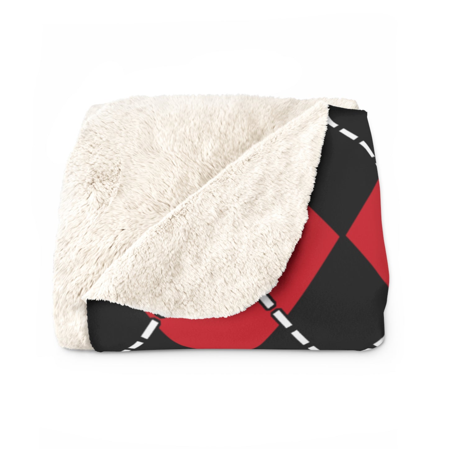 Egypt Retro Argyle Blanket Throw