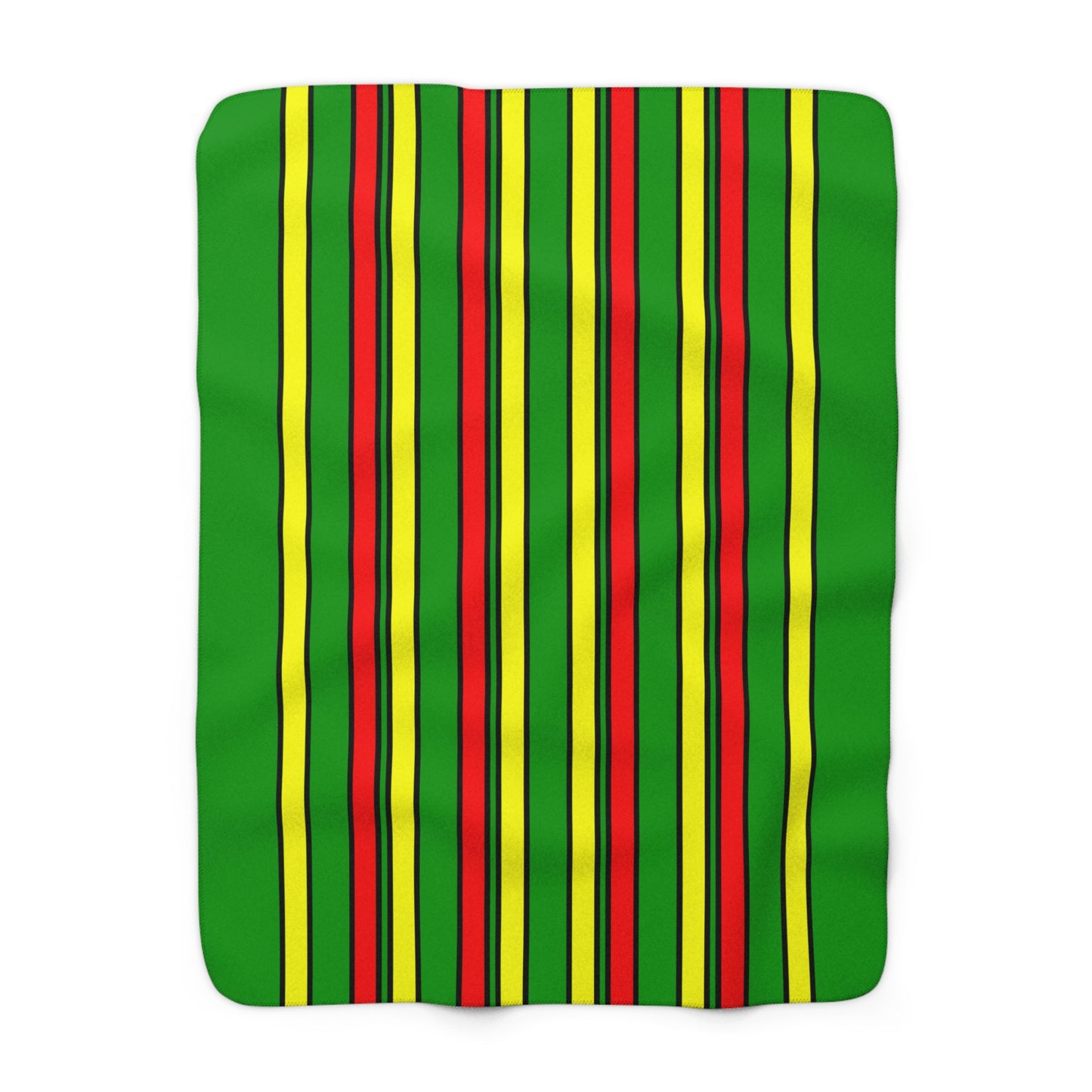 Guinea Retro Stripes Blanket Throw
